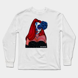 Jessica Rabbit Day of the Dead Long Sleeve T-Shirt